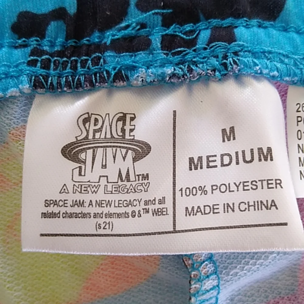 NWOT Space Jam A New Legacy Men's Tune Squad Loungewear Pajama Pants - Size M - Picture 5 of 5